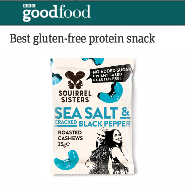 BBC Good Food Best GlutenFree Protein Snack Squirrel Sisters